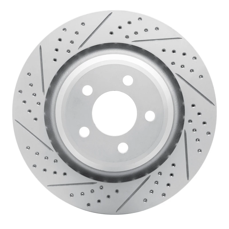 DFC 05-23 Chrysler 300 Rear Left Drilled & Slotted Geoperformance Rotor