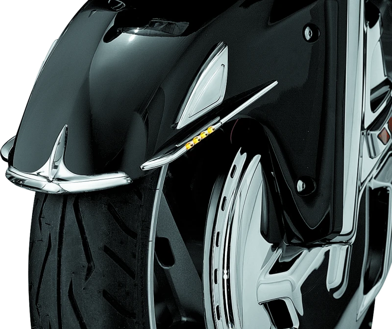 Kuryakyn Front Fender Tip für 01-17 Honda GL1800 Chrom