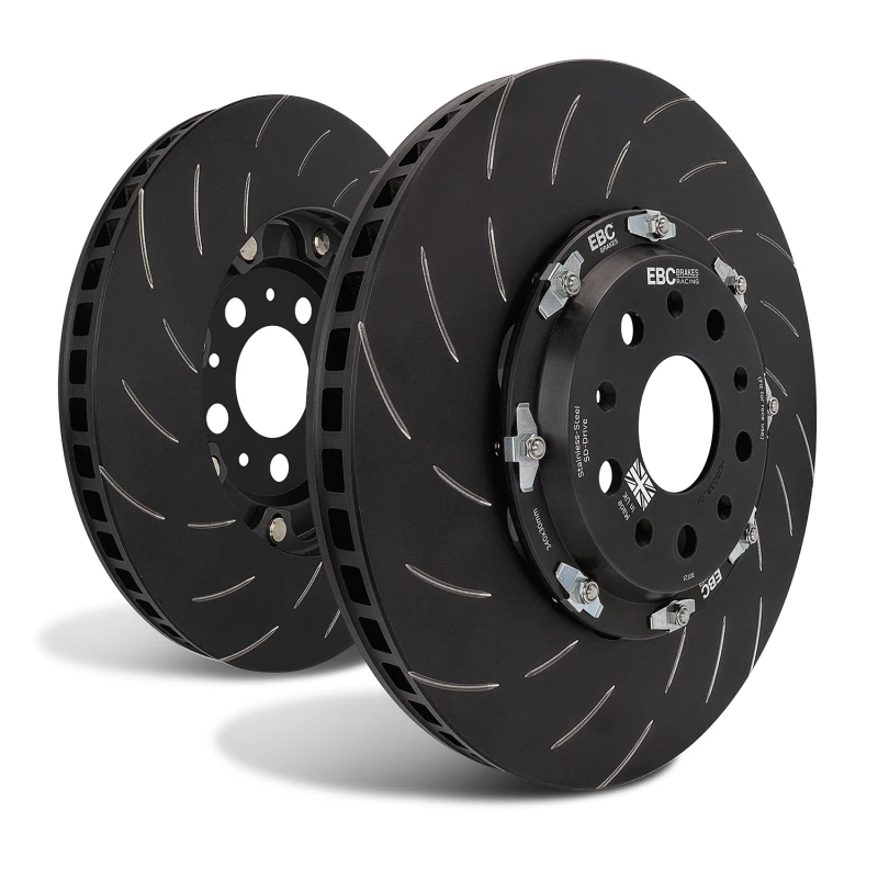 EBC Racing 17-24 Tesla Model 3 AWD Dual Electric Motor Front 380mm 2 Pc Rotor Replacement (Pair)