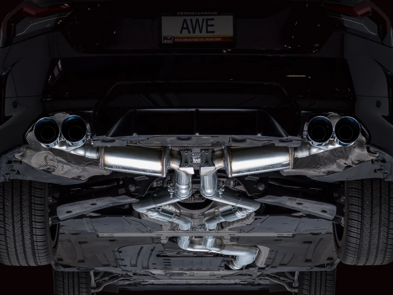 AWE Tuning 22-26 BMW M240i (G42) Touring Edition Exhaust - Chrome Silver Tips