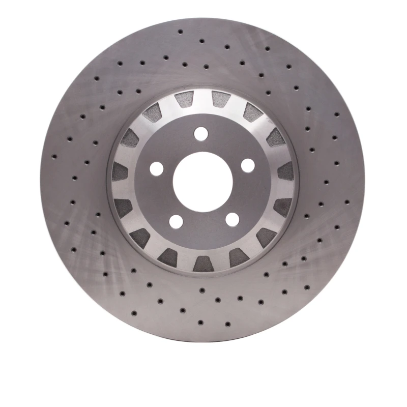 DFC 16-18 Ford Mustang Left Front Drilled Brake Rotor