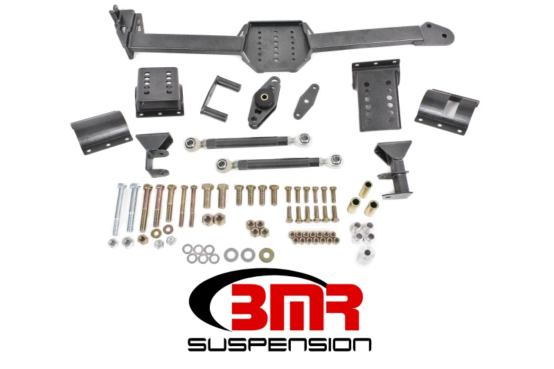 bmr-suspension_WL005H-679304d784348 BMR 05-14 S197 Mustang Karosserie-Montage Watts Link Rod End/Poly mit einstellbaren Achs-Spannern - Schwarz Hammertone