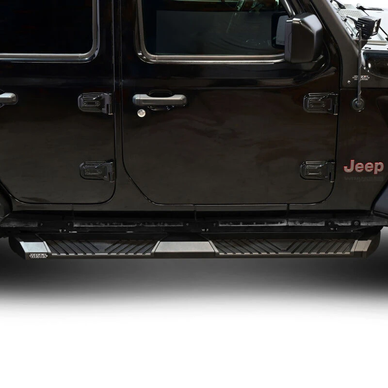Westin 18-25 Jeep Wrangler JL Unlimited 4dr AT6 Running Boards - Black