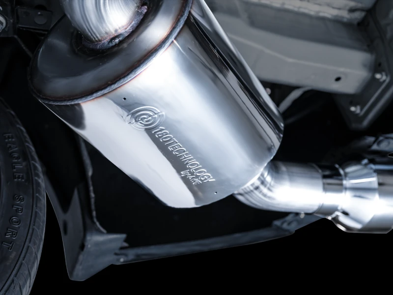 AWE Tuning 22+ Honda Civic Si/Acura Integra Touring Edition Kat-Endschalldämpfer - Doppel Chrom-Silber Spitze