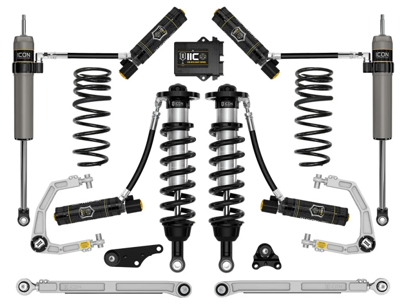 ICON Stage 10 Federungssystem Billet mit Dreifach-Rate-Feder für 2024+ Toyota Tacoma