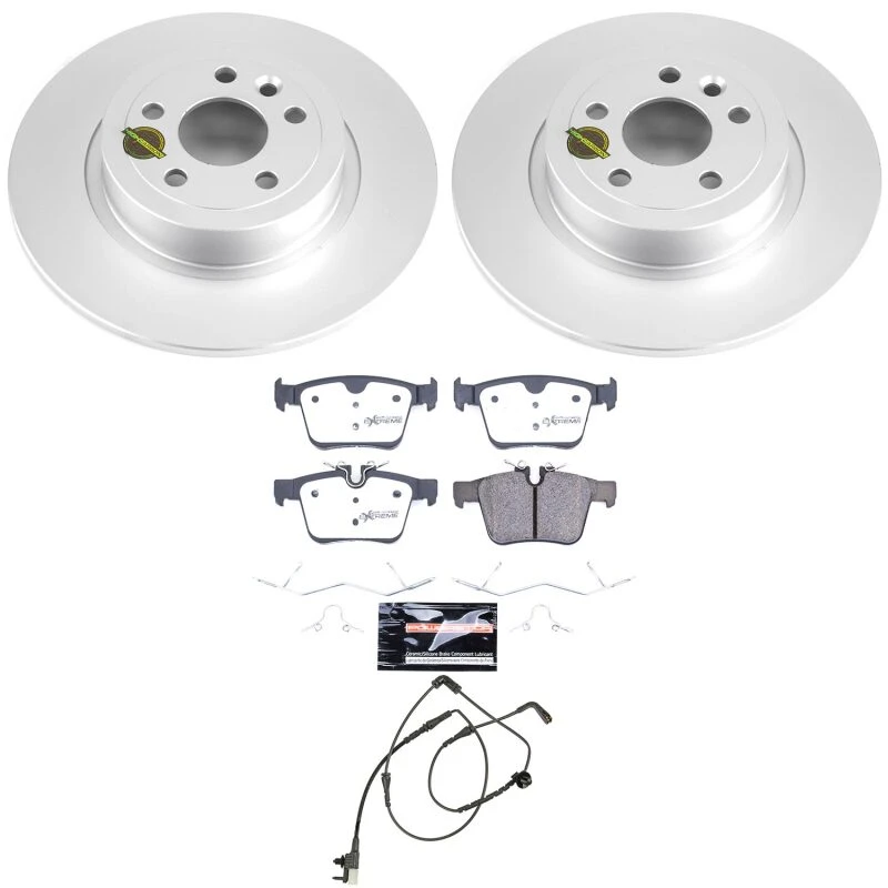 Power Stop 16-19 Land Rover Range Rover Evoque Rear Z36 Coated Truck & Tow Brake Kit