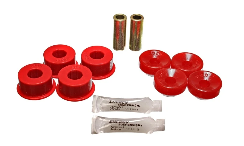 Energy Suspension 90-97 Honda Accord/Odyssey / 92-01 Prelude Rote Frontstoßdämpfer-Oben- und Unten-Buchse