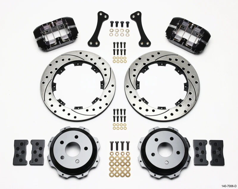 Wilwood Dynapro Hinterrad-Bremse 12,19 Zoll gebohrt für Subaru Impreza WRX