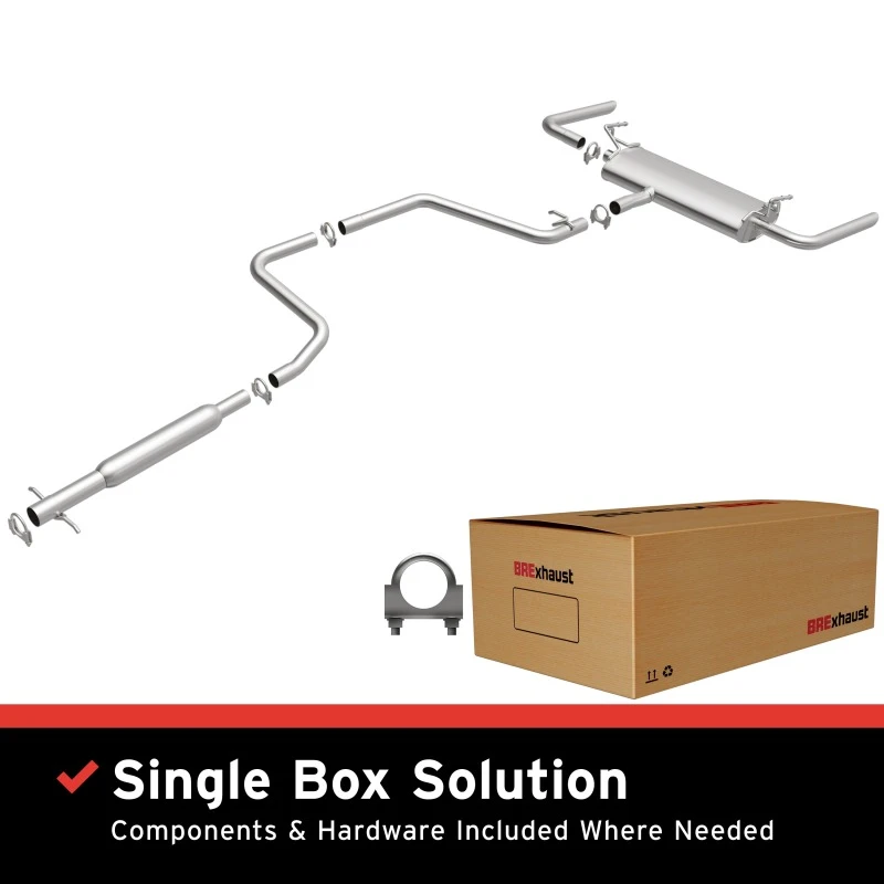 BRExhaust Direct-Fit Exhaust Kit for 2008-2012 Chevrolet Malibu 3.6L