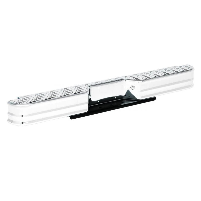 Westin/Fey Diamondstep Universal Bumper - Chrome for 83-97 Mitsubishi Pickup / 80-88 Toyota Pickup