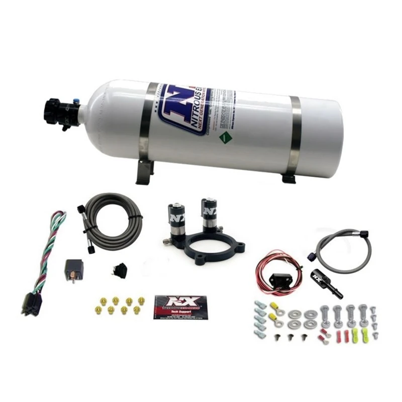 Nitrous Express Ford 3.5L/3.7L V6 Nitrous-Platten-Kit mit 15lb-Flasche