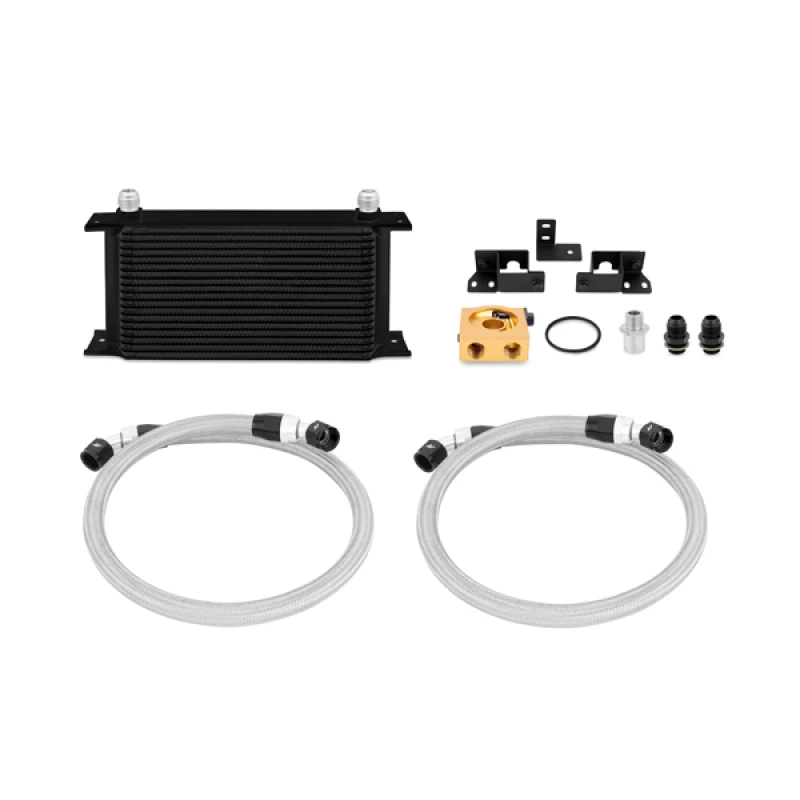Mishimoto 2007-2011 Jeep Wrangler JK Öl-Kühler-Kit Thermostatisch Schwarz