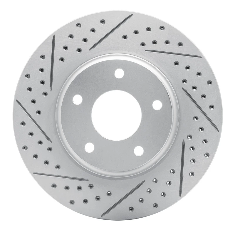 DFC 02-06 Infiniti I35 Front Left Drilled & Slotted Geoperformance Rotor