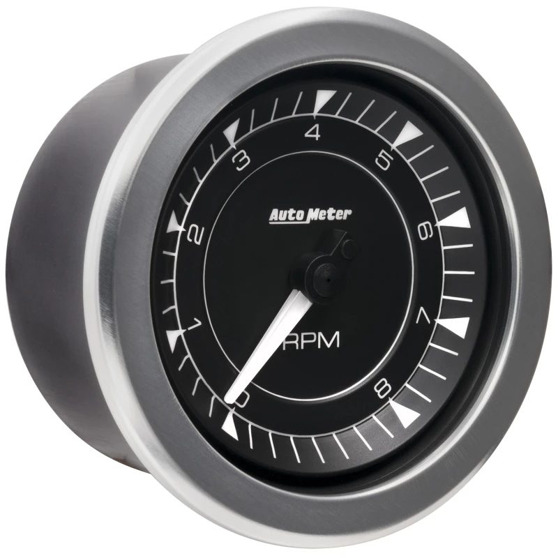 Autometer Chrono 3-3/8in 10k RPM In Dash Tachometer Gauge