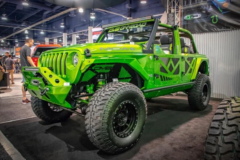 DV8 Offroad Aluminium Halbtüren mit Mesh für Jeep JL/JT