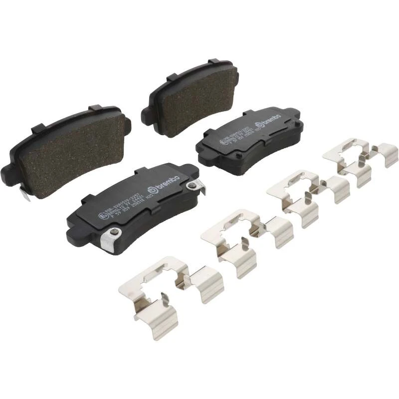Brembo OE Hinterer Bremsbelag für 2013–2017 Cadillac XTS / 2019 XTS / 2014–2019 Chevrolet Impala / 2010 Saab 9-5