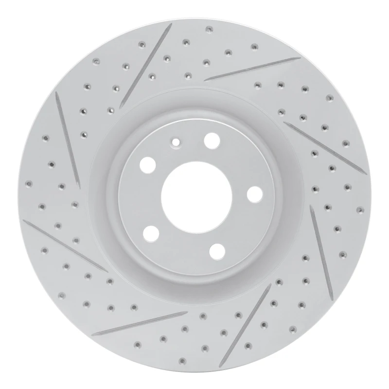 DFC 04-09 Audi S4 Front Left Drilled & Slotted Geoperformance Rotor