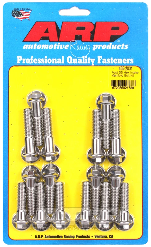 ARP BB Ford SS Hex Einlasskrümmerschrauben-Kit für Ford