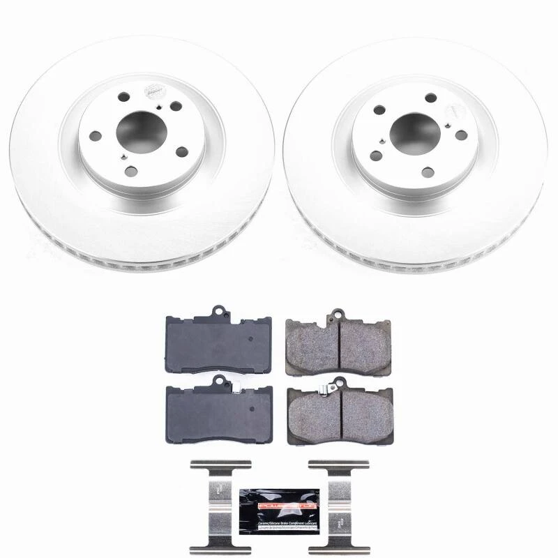Power Stop 2011 Lexus GS350 Front Z23 Coated Brake Kit