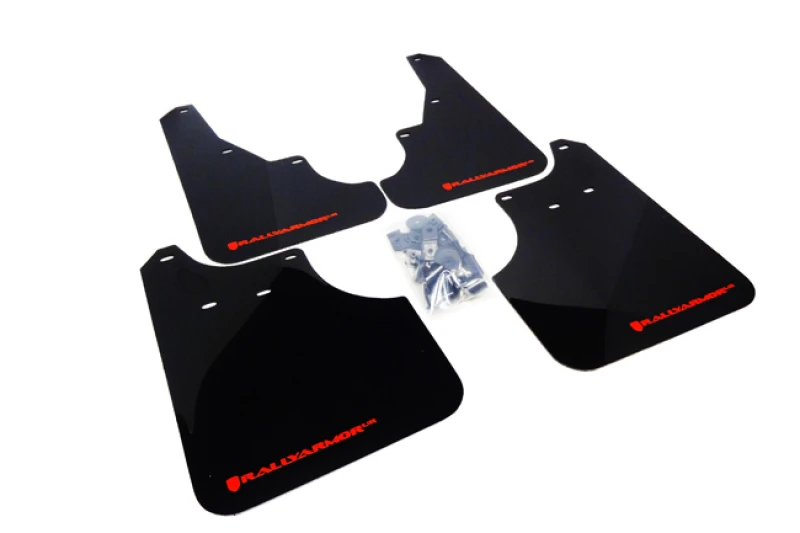 Rally Armor Black UR Mud Flap w/ Red Logo for 09-13 Subaru Forester