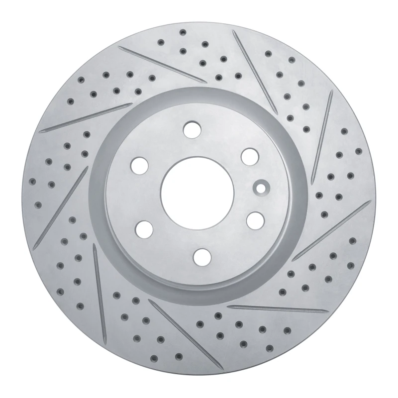 DFC 10-16 Cadillac Srx Front Right Drilled & Slotted Geoperformance Rotor