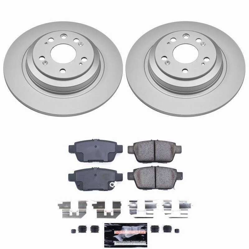 Power Stop 09-14 Acura TL Rear Z23 Coated Brake Kit