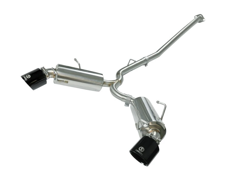 aFe Takeda Auspuff Axle-Back für 13-15 Scion FRS / Subaru BRZ 304SS Schwarze Doppel-Tipps Auspuff