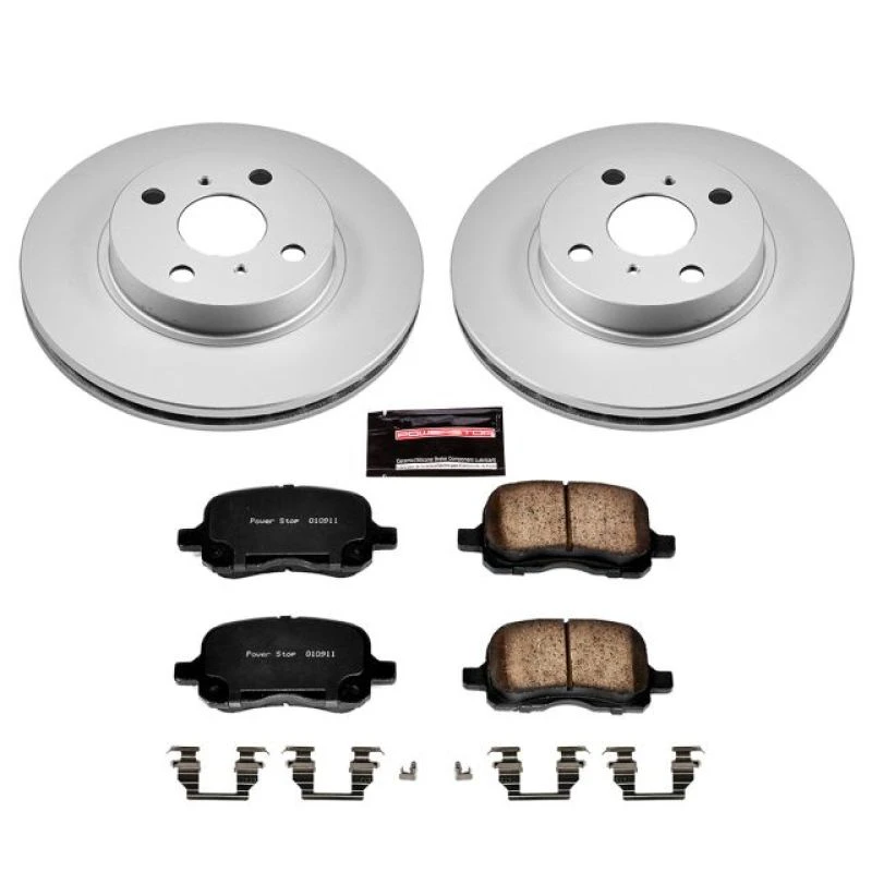 powerstop_CRK1152-679458d361069 Power Stop 98-02 Chevrolet Prizm Front Z17 Evolution Geomet Coated Brake Kit