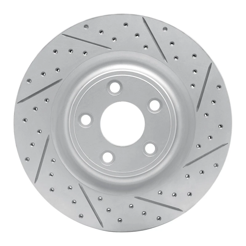DFC 14-21 Jaguar F-Type Rear Right Drilled & Slotted Geoperformance Rotor