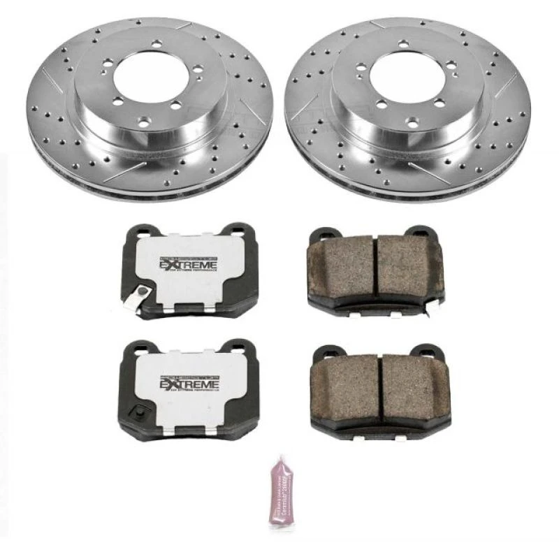 Power Stop Rear Z26 Street Warrior Brake Kit for 03-06 Mitsubishi Lancer