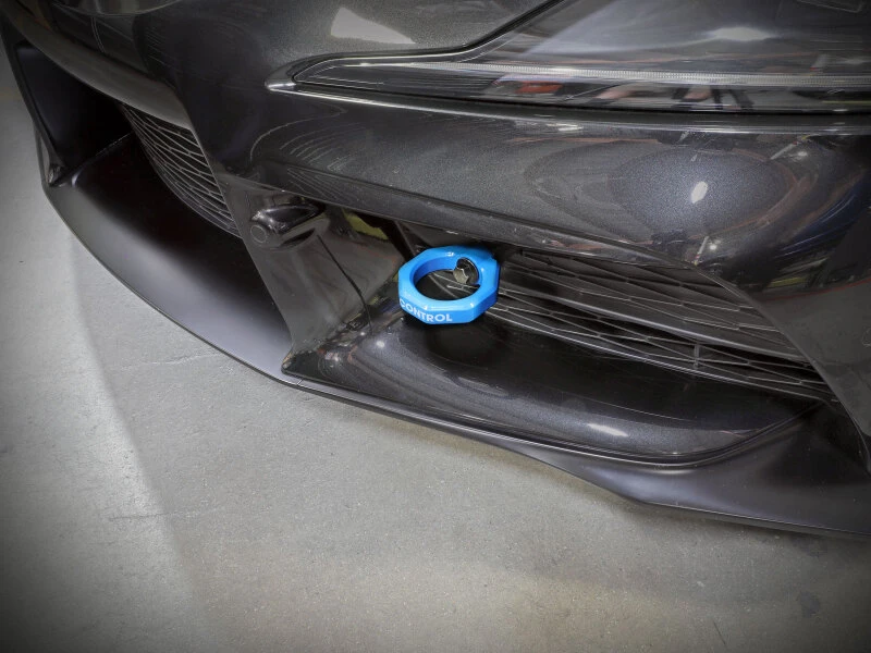 aFe Control Front-Tow-Hook Blau 20-21 Toyota GR Supra (A90)