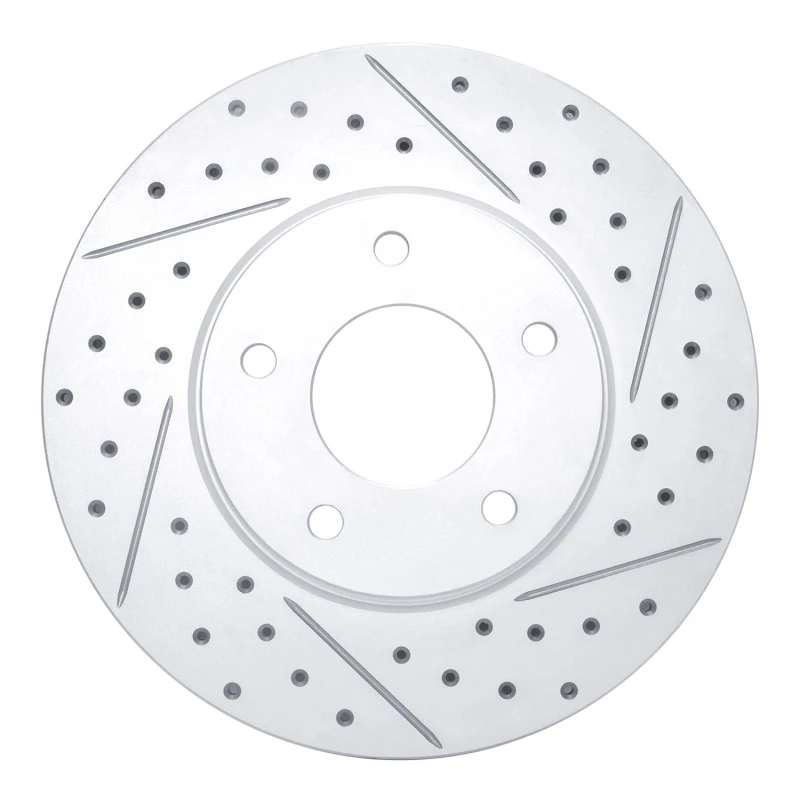 DFC 97-03 Jaguar Vanden Plas Front Right Drilled & Slotted Geoperformance Rotor