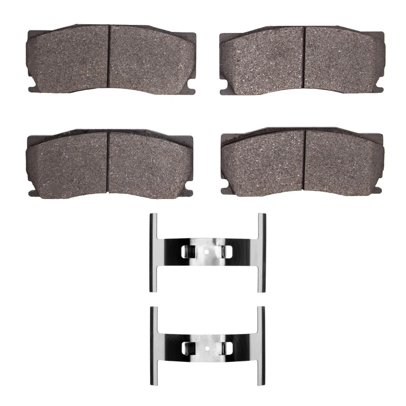 DFC 08-09 Jaguar XKR Front 5000 Advanced Low Metallic Brake Pads and Hardware Kit