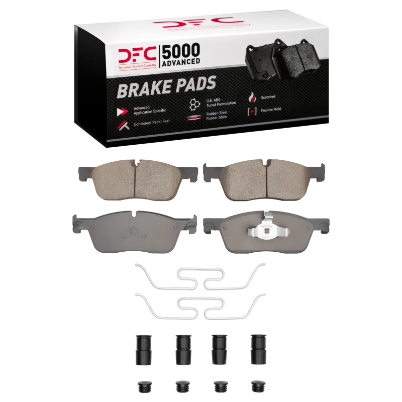 DFC 15-19 Jaguar E-Pace Front 5000 Advanced Ceramic Brake Pads and Hardware Kit