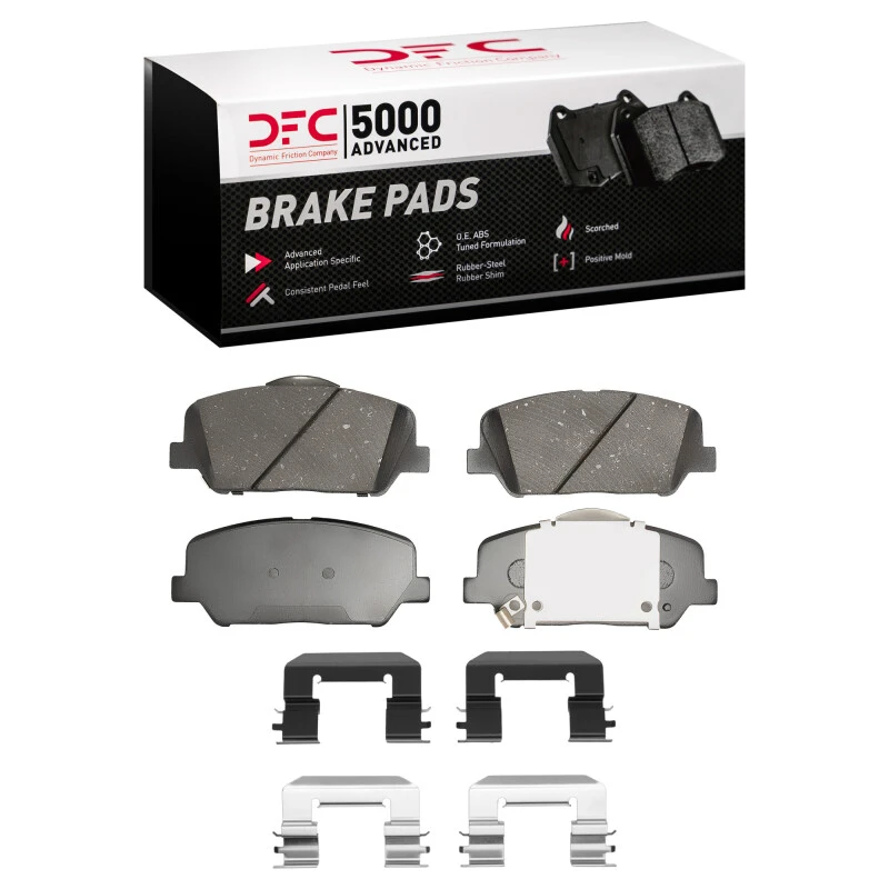 DFC 13-15 Hyundai Veloster Front 5000 Advanced Ceramic Brake Pads and Hardware Kit