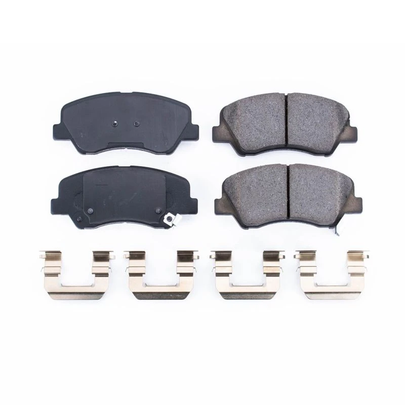 powerstop_17-1593-6794514382490 Power Stop 12-19 Hyundai Accent Front Z17 Evolution Ceramic Brake Pads w/Hardware