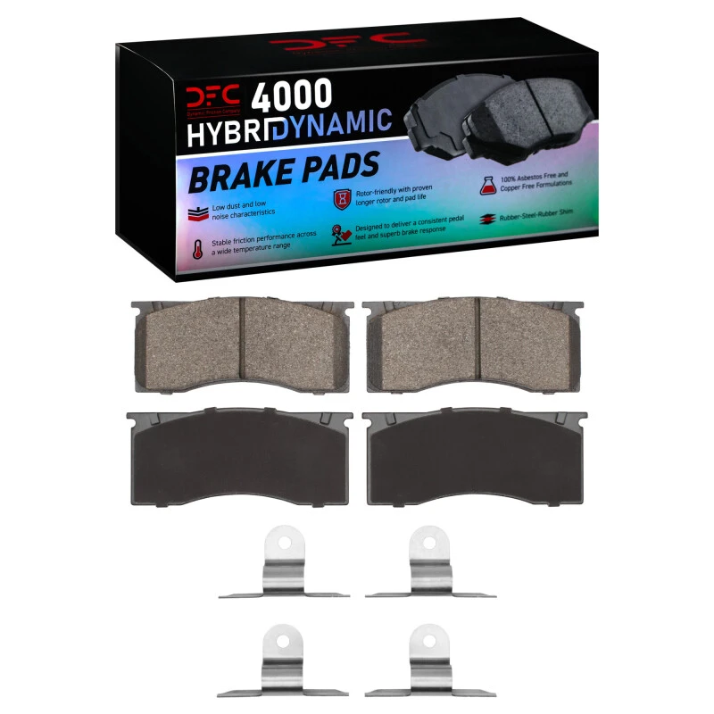 DFC 64-72 Dodge Dart Front 4000 HybriDynamic Brake Pads and Hardware Kit