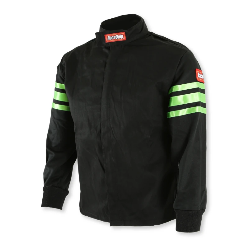 RaceQuip Grüner Rand SFI-1 JR. Jacke - KMedium
