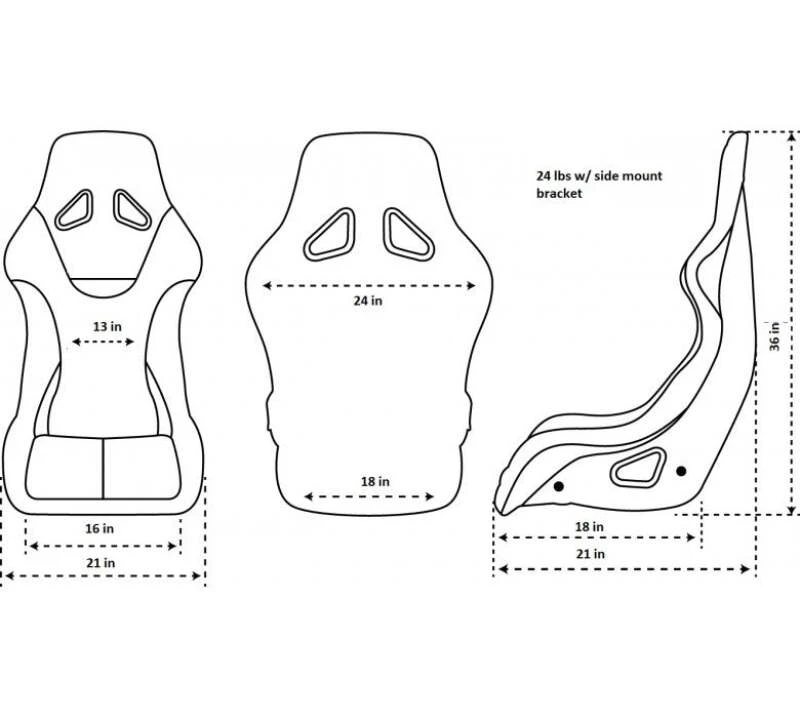NRG FRP Bucket Seat ULTRA Edition