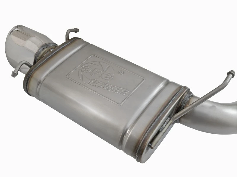 aFe Mach Force-Xp 3in CB Edelstahl Dual Auspuffsystem mit polierten Endstücken 09-15 Cadillac CTS-V
