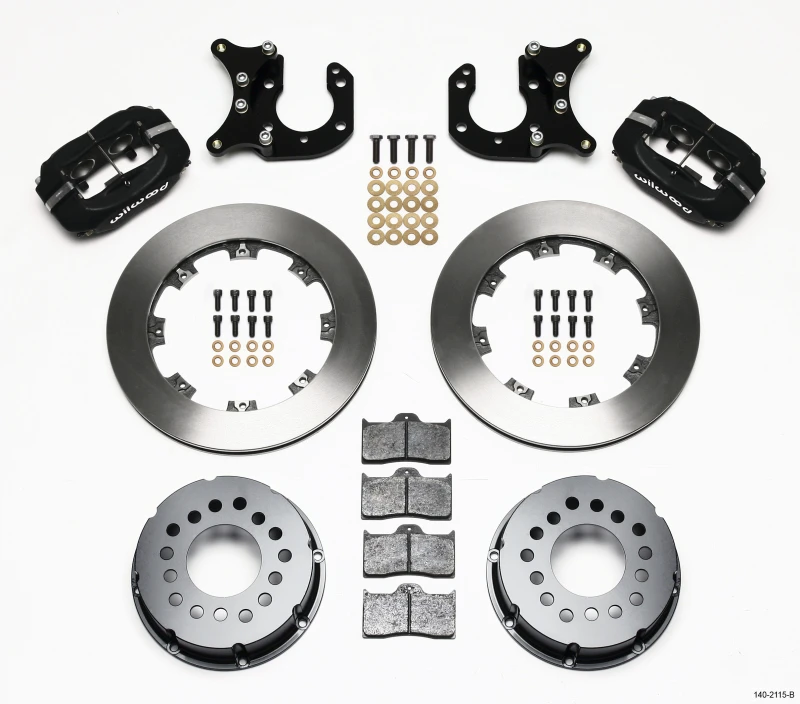Wilwood Forged Dynalite P/S Hinterrad-Kit Big Ford 2,36 Zoll Versatz