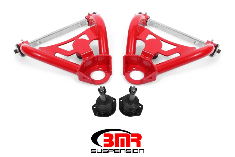 BMR 64-72 A-Body Pro-Touring Oberer A-Arm mit hohem Kugelgelenk (Delrin) - Rot