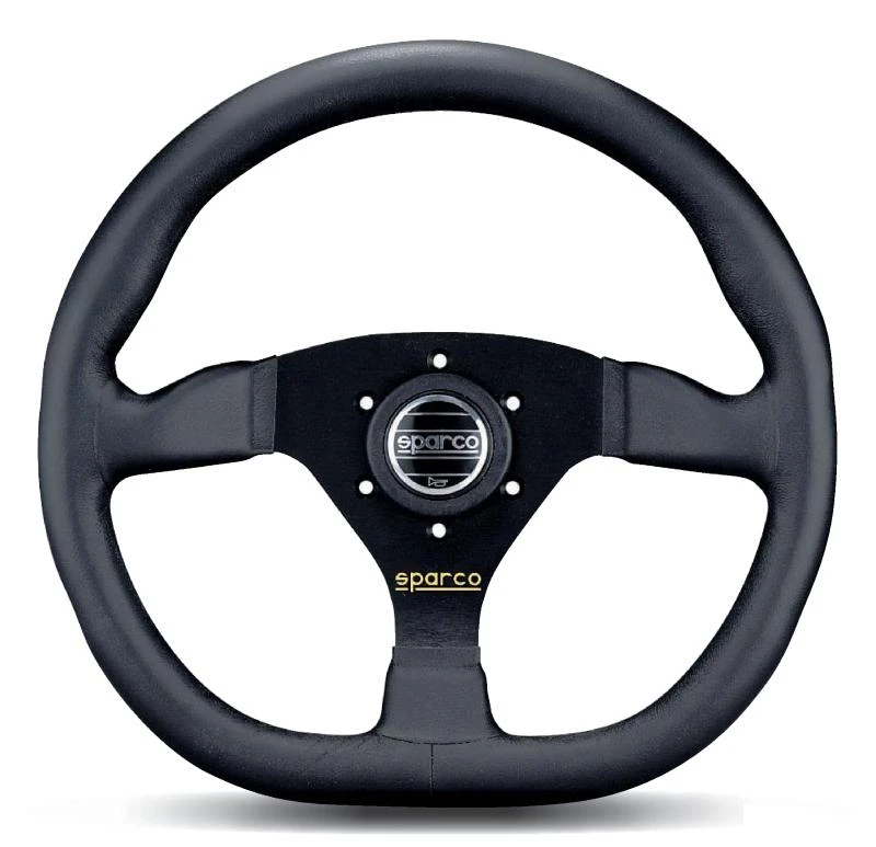 Sparco Strwhl L360 Ring Suede Black