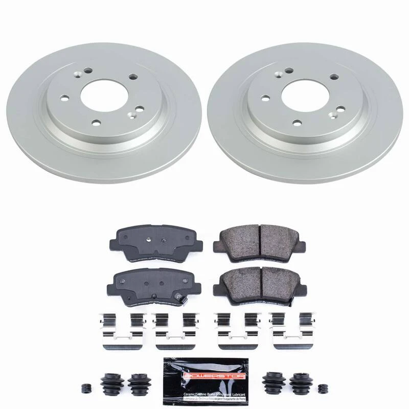Power Stop 22-23 Hyundai Kona Rear Z23 Coated Brake Kit
