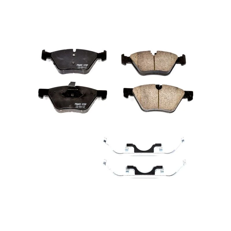 powerstop_17-1065-679451a96a356 Power Stop 2005 Jaguar Vanden Plas Front Z17 Evolution Ceramic Brake Pads w/Hardware