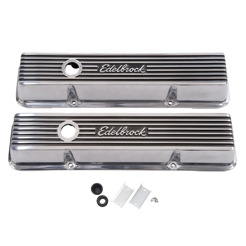 edelbrock_4262-6793243d3965d Edelbrock Ventildeckel Elite II Serie Chevrolet 1959-1986 262-400 CI V8 Niedrig Poliert