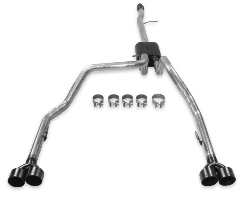 Flowmaster 19-25 GM 1500 5.3L American Thunder Cat-Back Exhaust System - Quad Tips