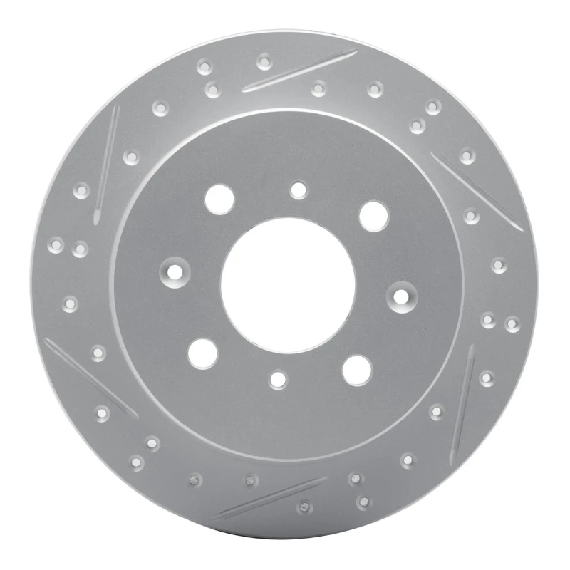 DFC 88-01 Acura Integra Rear Left Drilled & Slotted Geoperformance Rotor