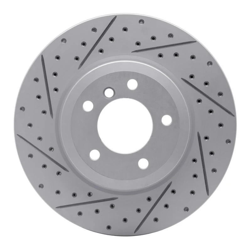 DFC 01-08 BMW 330Xi Front Left Drilled & Slotted Geoperformance Rotor
