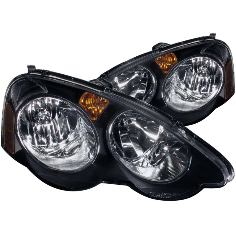 ANZO 2002-2004 Acura Rsx Kristall-Scheinwerfer Schwarz